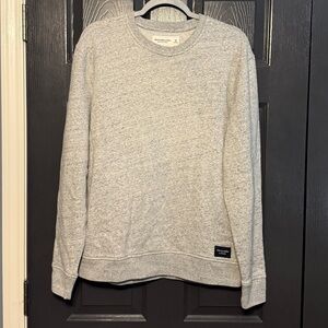 Abercrombie and Fitch Men’s Soft A&F Fleece SZ M Heathered Gray